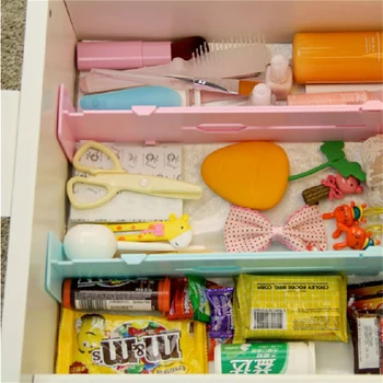 

Retractable Adjustable Stretch Plastic Drawer Divider Organizer Storage Partition Board Multi-Purpose Diy Home Office Kitchen