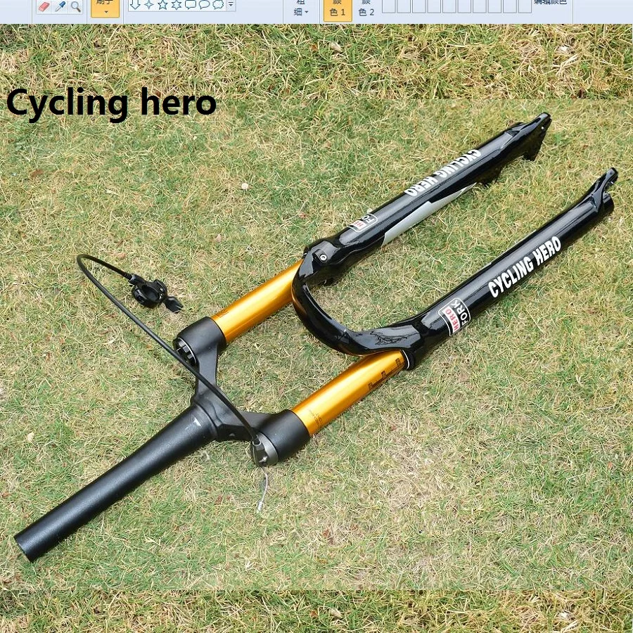 MTB Air Suspension Stroke 120MM Mountain Bike Plug Bicycle Fork