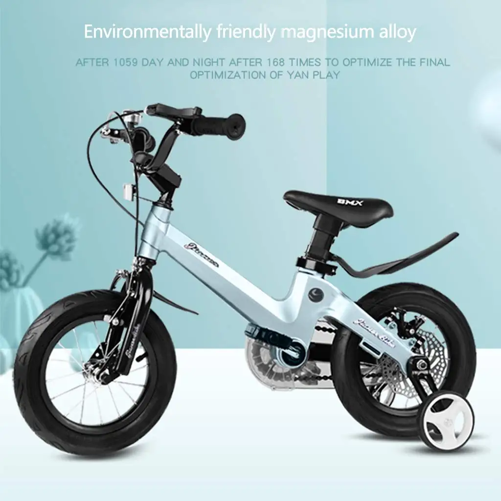 Boy Bikes 2-8 Years Old Child Bike Blue Bicycle Child's Gift Magnesium Alloy Material Bicycle For Kids