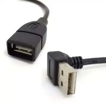 

Down Angled 90 degree USB 2.0 male to Female Extension Cable 20cm