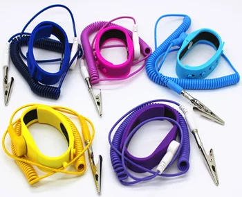 

Silicone wired wrist strap, adjustable bracelet,anti-static wrist strap,ion purification instrument accessories, detox foof Spa