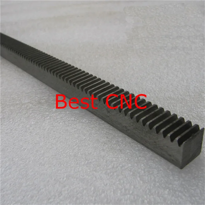 

Free Shipping 4Pcs 1Mod 1 Modulus High Precision Gear Rack steel 12*12*1500mm + 4Pcs 1M 25teeth pinion cnc rack and gears