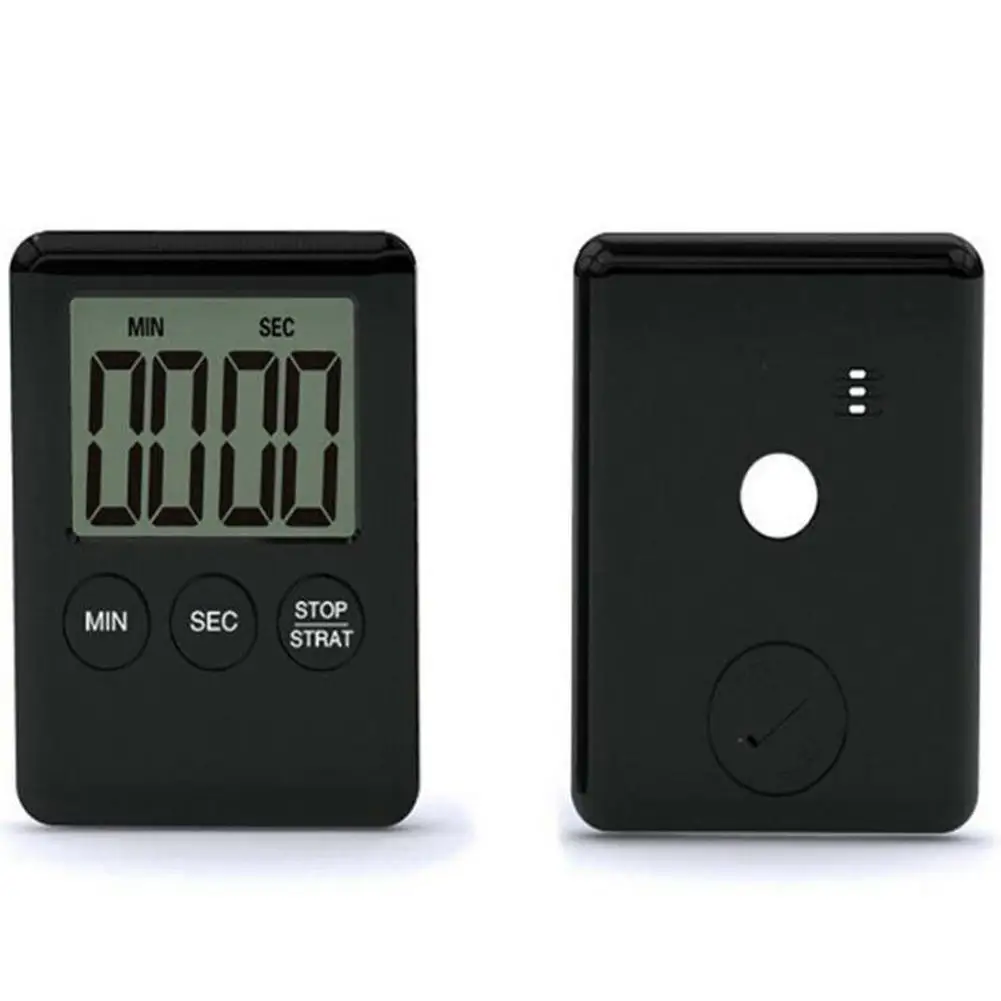

Cooking kitchen timer with switch timer positive and negative timer black