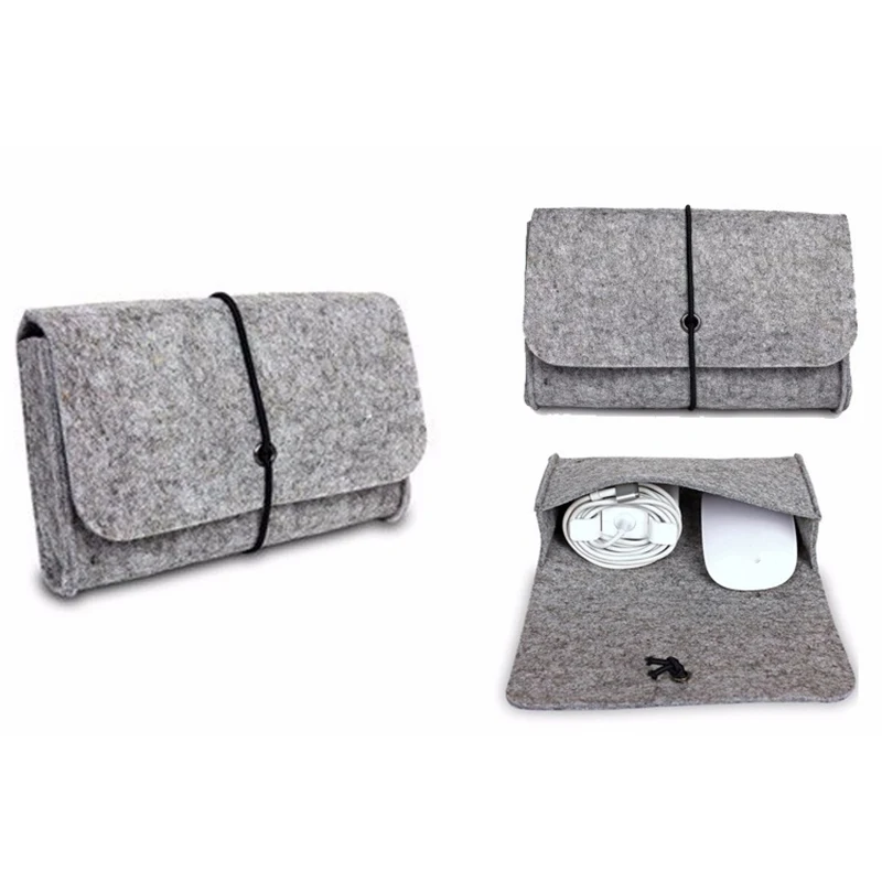 1 piezas nuevo banco de la energía de almacenamiento de bolsa de Mini suave fieltro bolsa para Cable de datos del Organizador de viajes Gadgets electrónicos Organizador bolsa 1 piezas nuevo banco de la energía de almacenamiento de bolsa de Mini suave fieltro bolsa para Cable de datos del Organizador de viajes Gadgets electrónicos Organizador bolsa