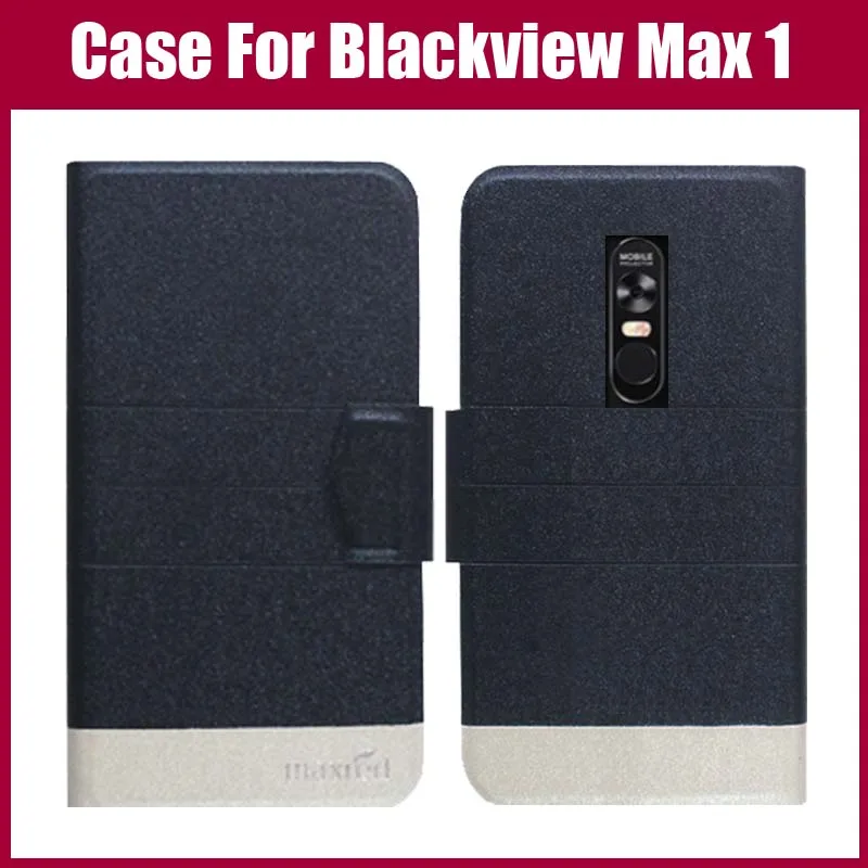 

Hot Sale! Blackview Max 1 Case New Arrival 5 Colors Fashion Flip Ultra-thin Leather Protective Cover For Blackview Max 1 Case