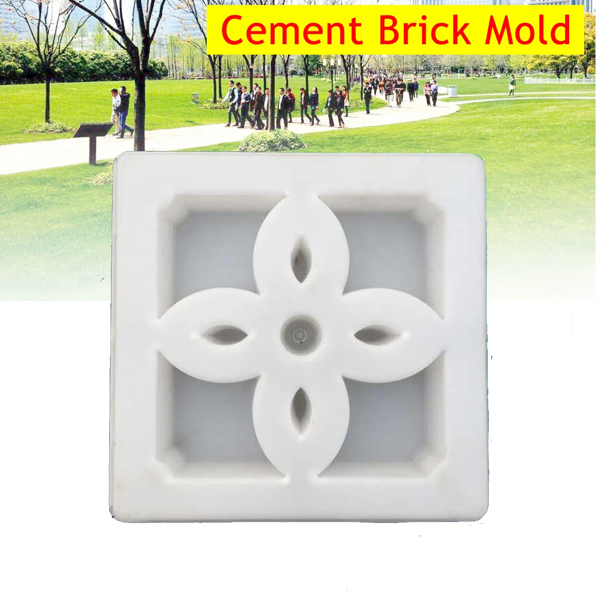 

1 Pc 30*30cm Pathmate Stone Mold Paving Concrete Stepping Stone Mould Pavement Paver Garden Decoration Concrete Molds