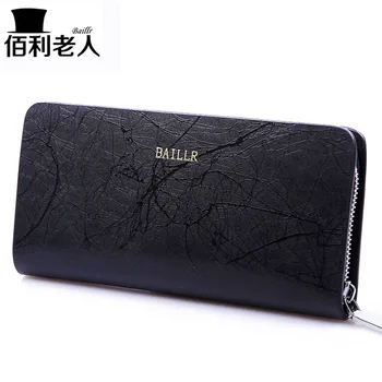 

032118 new hot man hand bag male long design zipper wallet men day clutch bag
