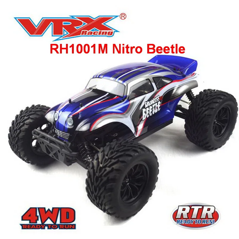 カブトムシ車 Vrx レーシング Rh1001m ニトロトラック 1 10 スケール 4wd ニトロ動力 Rc カー Fc 18 エンジン 高速 ニトロエンジン Rc Cars Aliexpress