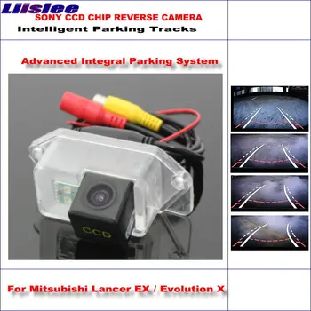 

Liislee HD CCD SONY Camera For Mitsubishi Lancer EX / Evolution X Intelligent Parking Tracks Reverse Backup / NTSC RCA AUX