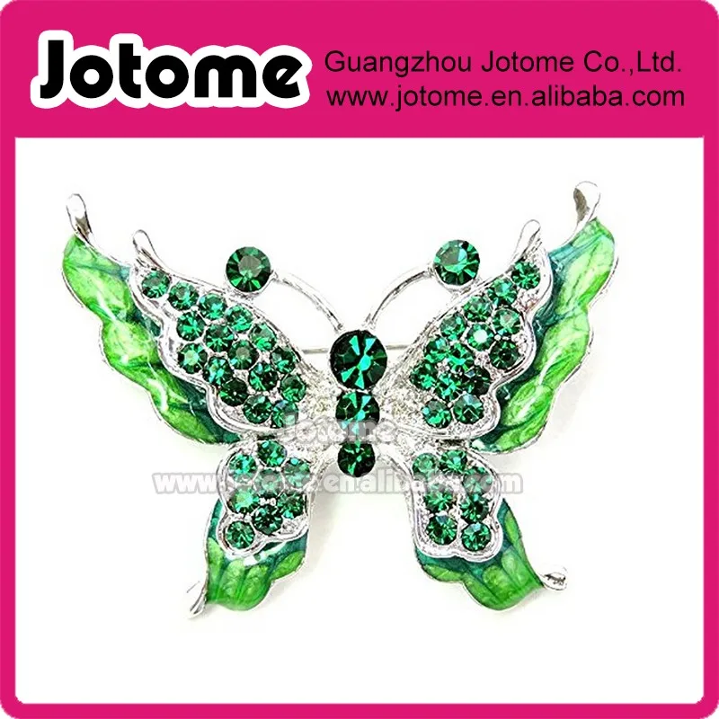 Игристые AB Кристалл Rhinestone Бабочка Булавки брошь