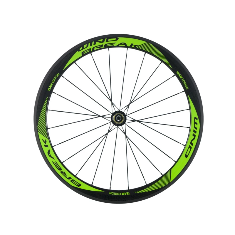 WINDBREAK Углеродные колеса 700C колесная пара велосипеда Clincher Велосипедное колесо трубчатый R13 концентратор 23 мм ширина дорожные колеса
