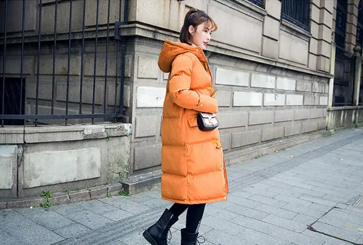 Miegofce Новая зимняя Женская куртка, пальто, простые женские парки, теплое зимнее женское пальто, высокое качество, биологические пуховые парки