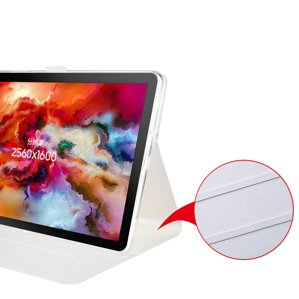 Модный окрашенный чехол из искусственной кожи с защелкой для Samsung Galaxy Tab S4 10,5 T830 T835 умный чехол+ подарок