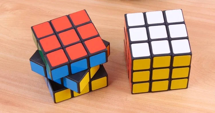 Детские игрушки, забавные игрушки для мальчиков и девочек, 3x3x3, скоростной кубик, наклейка из углеродного волокна для гладких магических кубиков, паззлов