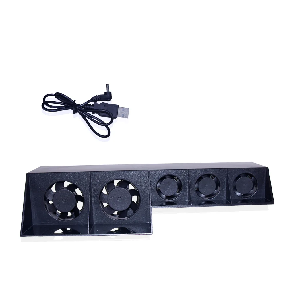 

USB External Temperature Control 5 Fan Cooling Unit With Turbo For Sony Playstation 4 Console