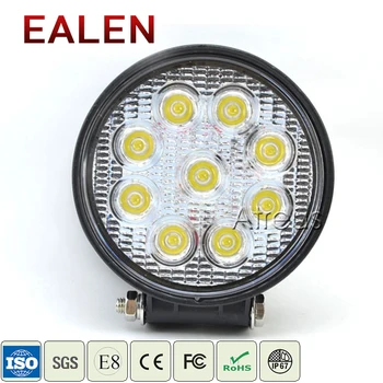

EALEN 4 Inch 12V 27W 9X 3W Round Car LED Work light Spot Flood Waterproof For 4x4 Offroad ATV Truck Driving Fog Lamp accessories