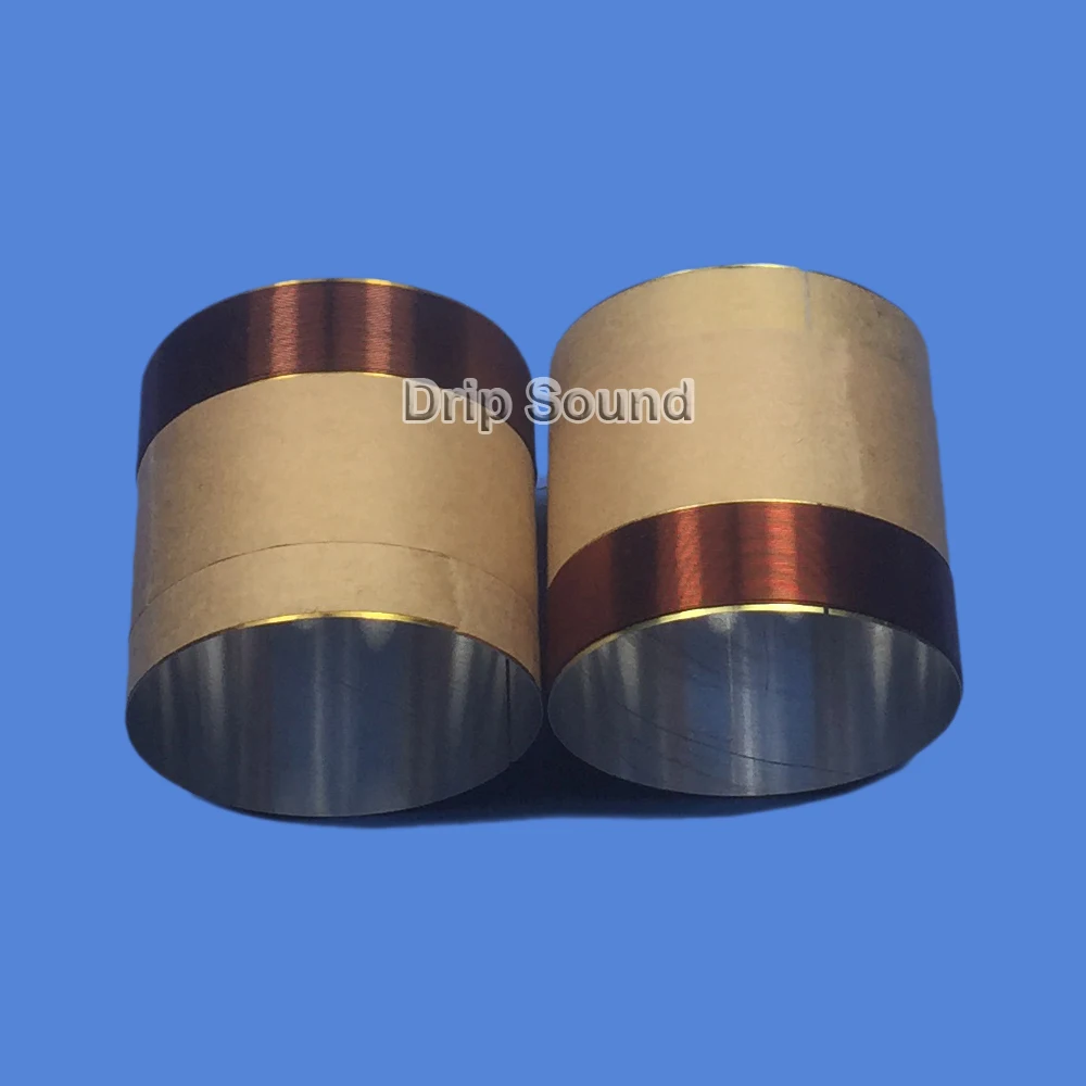 

2pcs 51.5mm 51.5 Core 8ohm Bass Voice Coil ASV White Aluminium Woofer Sound Drive Speaker Repair Parts