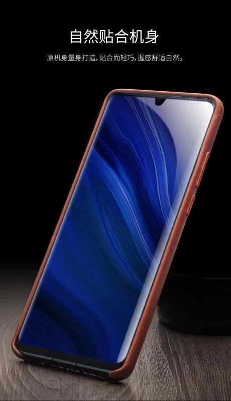 QIALINO чехол для huawei P30 Pro Роскошный чехол из натуральной воловьей кожи