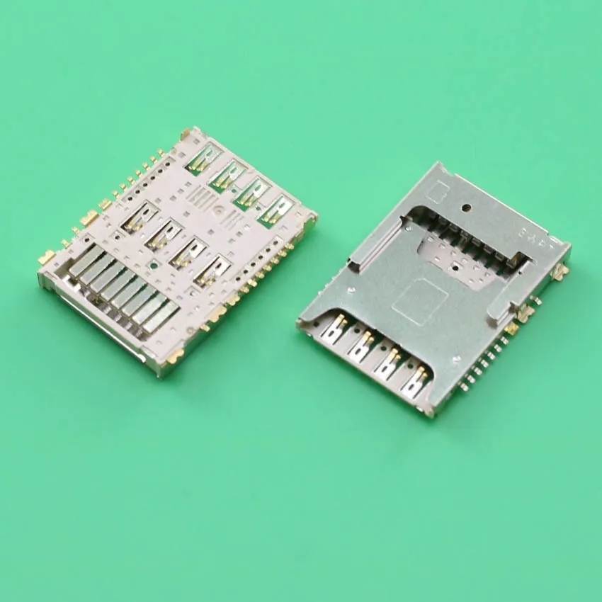 Юйси сим Micro SD карты памяти TF лоток считыватель слот Держатель Разъем запасная часть для LG Optimus Vu II 2 F200