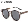 VIVIBEE – lunettes de soleil gothiques transparentes pour hommes et femmes, Vintage, carrées, rondes des années 90, produits tendance 2022, UV 400 ► Photo 1/6