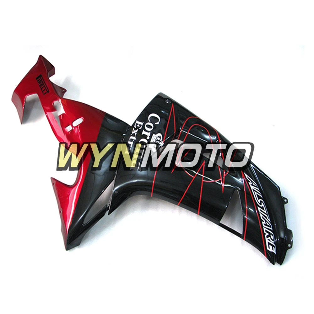 Выполните Обтекатели для Kawasaki ZX-10R ZX10R 2006-2007 06 07 год впрыска ABS пластмасс мотоцикл кадров капоты черный, красный Наборы