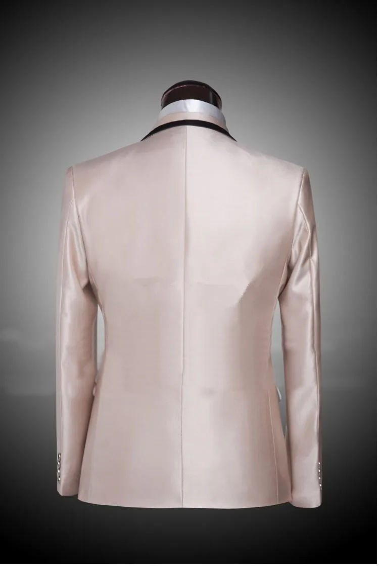Для мужчин Бизнес костюм Slim Fit классический мужской костюмы пиджаки роскошный костюм Для мужчин костюмы(куртка+ брюки+ галстук