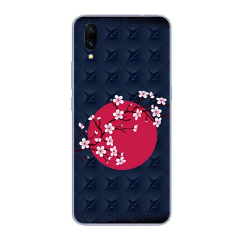 ДЛЯ vivo x 23 чехол Цветочный стиль Мягкий чехол для телефона vivo x23 ЧЕХОЛ ДЛЯ vivo x 23 защиты оболочки V1809A fundas для vivo x 23 coque