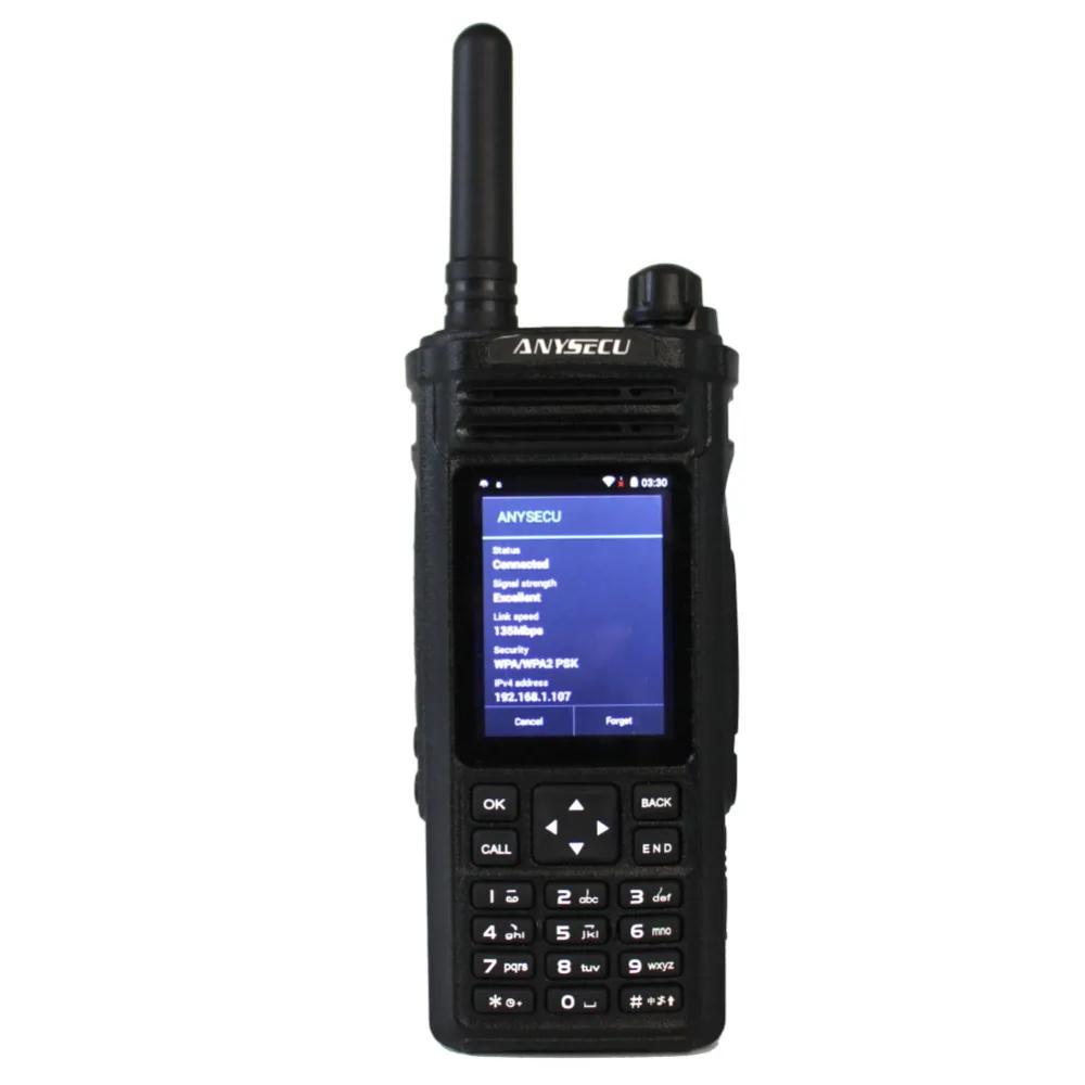 

ANYSECU 3G network radio 3G-HD6800 with WIFI walkie talkie WCDMA GSM 3G Radio work with Zello Real-ptt platform