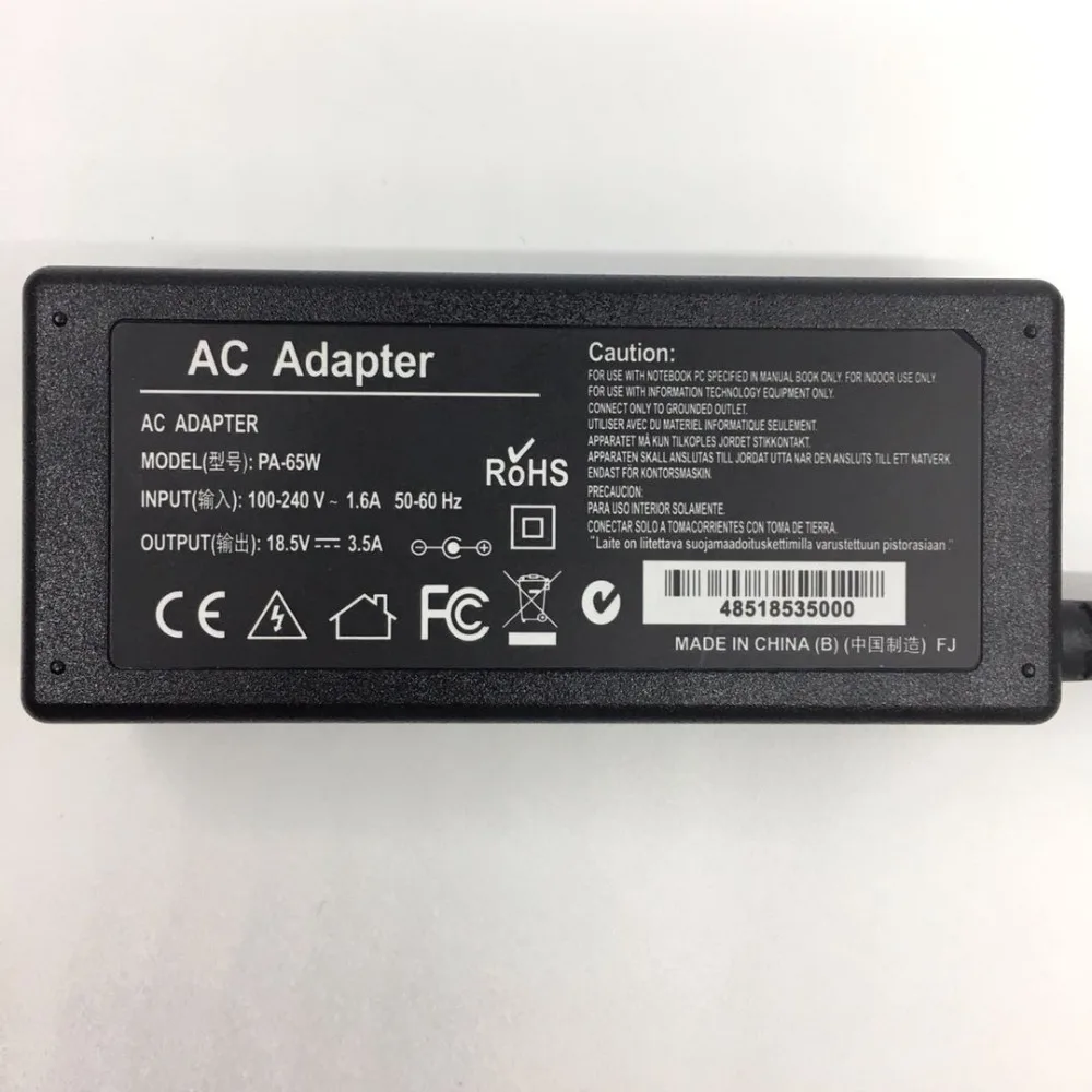 18 5 V 3.5A 7 4mm * 0mm 65W AC адаптер питания зарядное устройство для HP Probook 6910P 2230s|Адаптеры