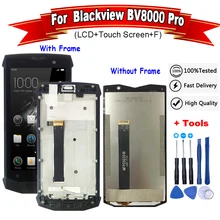 Для Blackview BV8000 Pro lcd дисплей+ кодирующий преобразователь сенсорного экрана в сборе с рамкой для bv8000 lcd+ Бесплатные инструменты