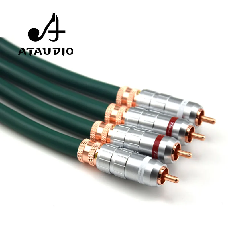 ATAUDIO FA 220 чистый OCC HIFI RCA кабель Папа папа Hi end Hifi 2RCA кабель|Кабели VGA| |
