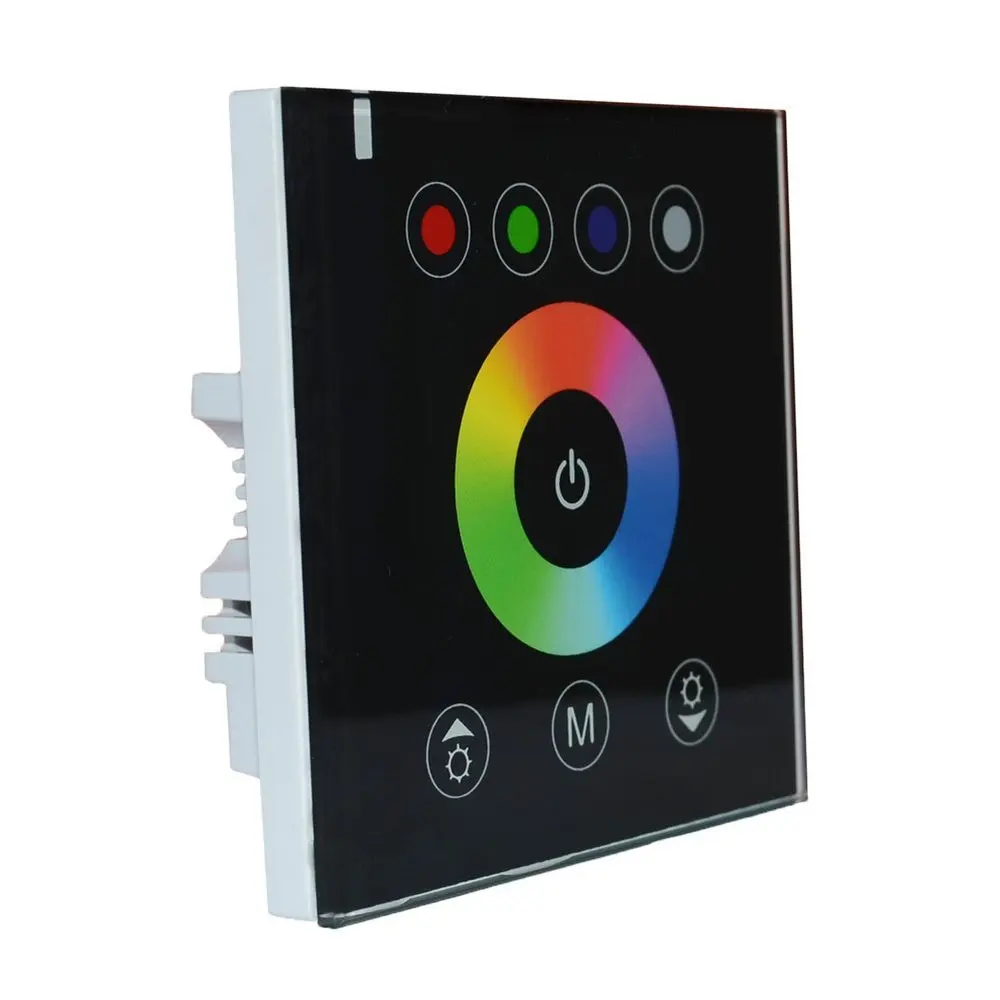 Wand Touch Screen Panel RGB Streifen Licht LED Schalter Dimmer Controller 