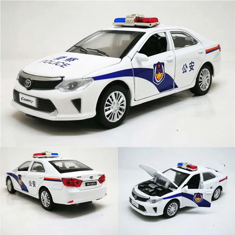 1:32 Camry полицейская литая Игрушечная модель автомобиля игрушечный автомобиль