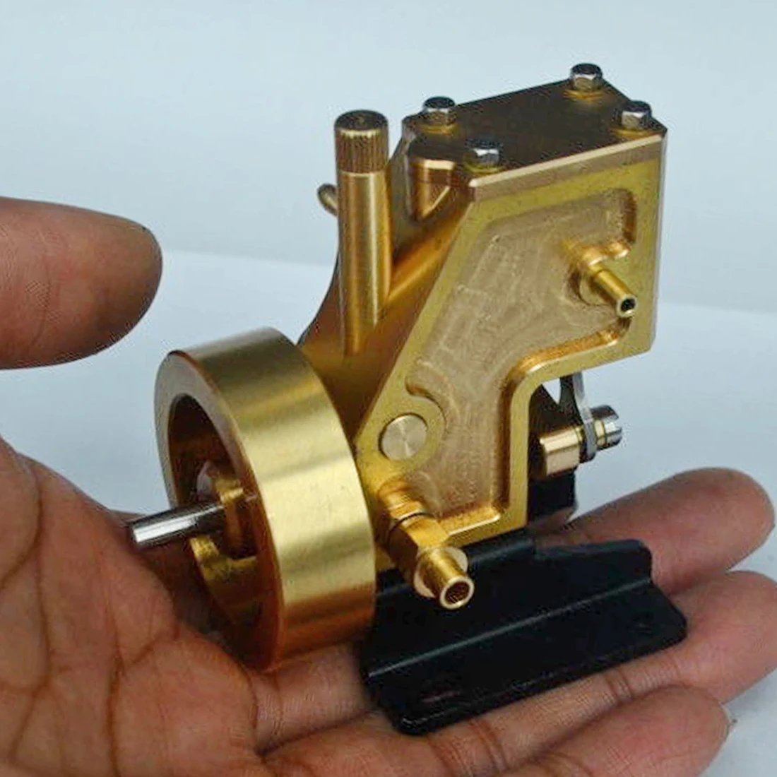 Мини чистая медь модель с паровым двигателем игрушка креативный Подарочный набор с бойлером