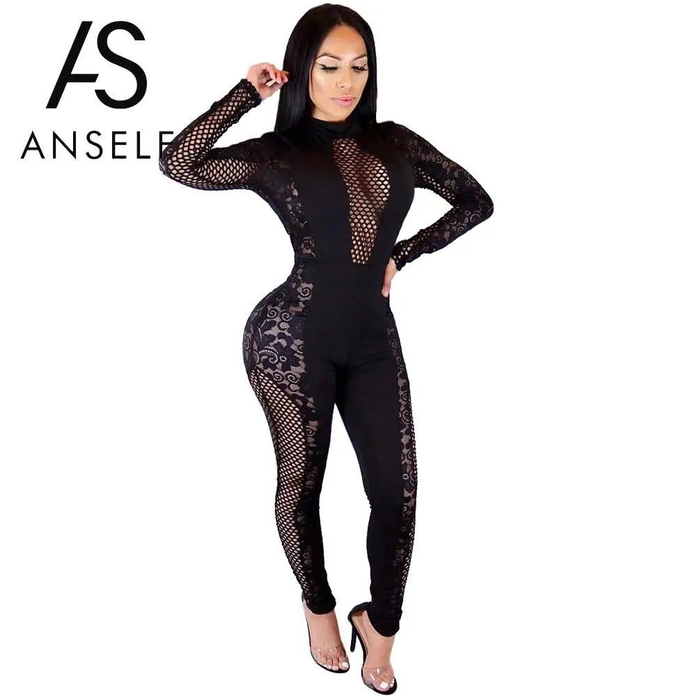 Buy Anself Sexy Rompers Womens Jumpsuit Hollow
