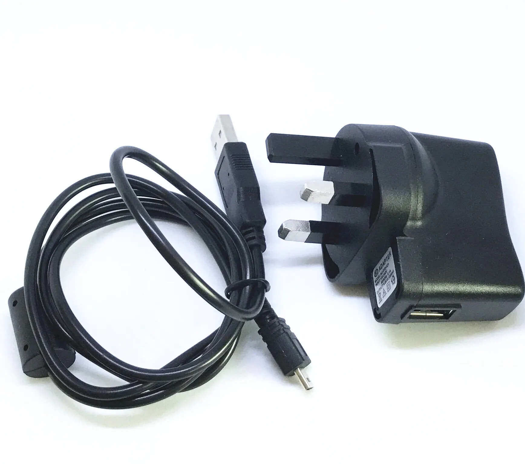 USB AC/DC адаптер питания камера зарядное устройство+ шнур для ПК для RICOH GR2 GRII GR II - Цвет: UK PLUG
