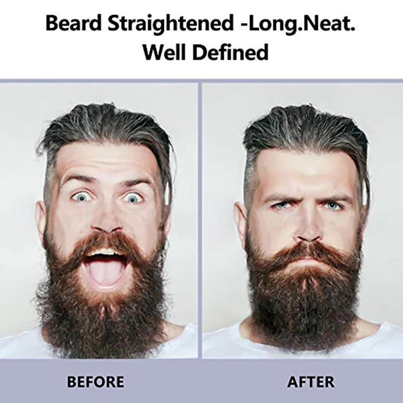 Beard Straightener Quick Beard Styler Comb Straightening Comb For Smoothing Beard Men Hair Styler Styling Tools lisseur barbe 3