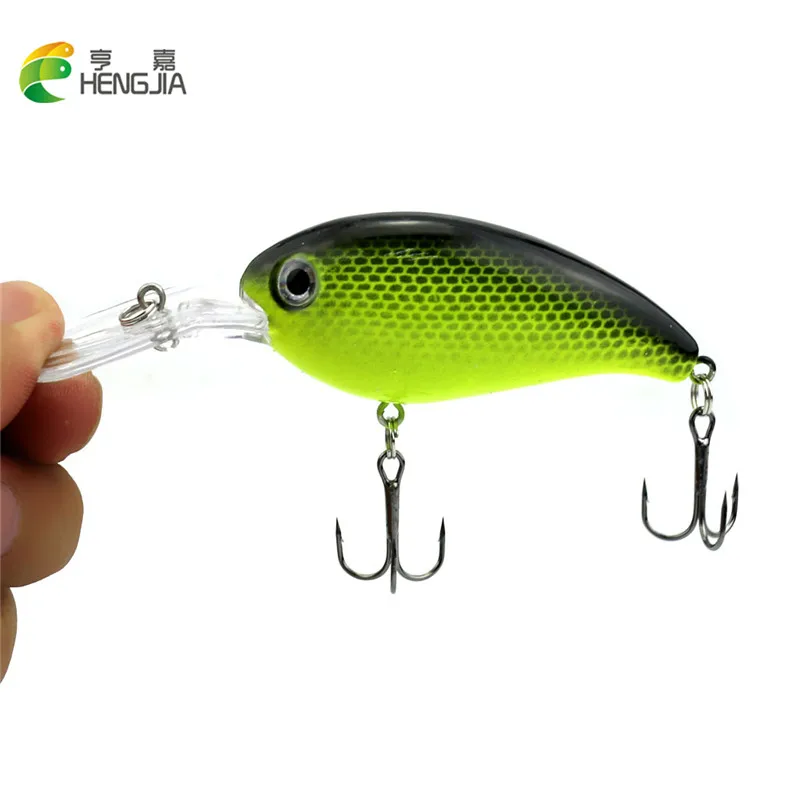  2016 HENGJIA 10pcs Crankbait Wobblers Hard Fishing Tackle 14g 10cm Swim bait Crank Bass Bait Fishin
