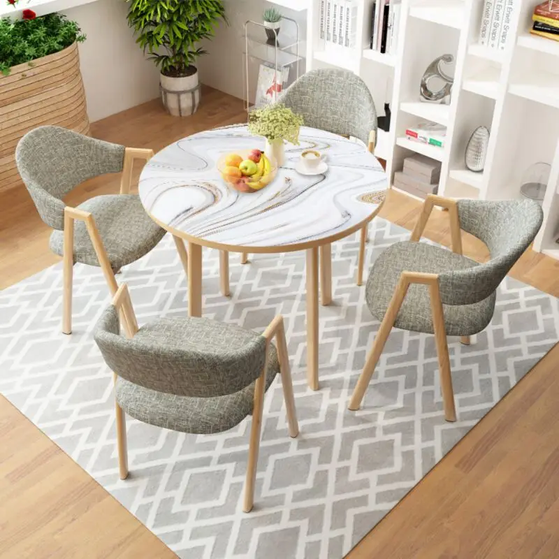 Round Printed Carpets For Living Room