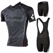 2016 Brand Pro Team Cube Cycling Jersey Ropa Ciclismo Quick-Dry Sports Jersey Cycling Clothing GEL Pad Bike Wear Mtb Jersey