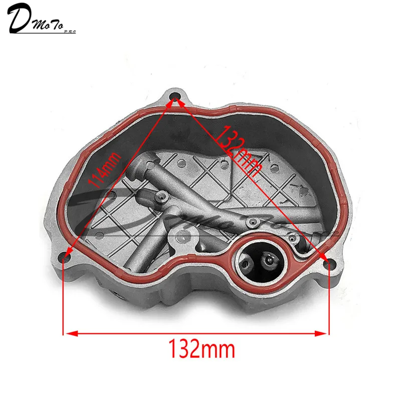 Oil Cooler Radiator and Engine Head Connection Cover For Refit Dirt Pit Bike Motorcycle High Performance Engine Parts - Image 3