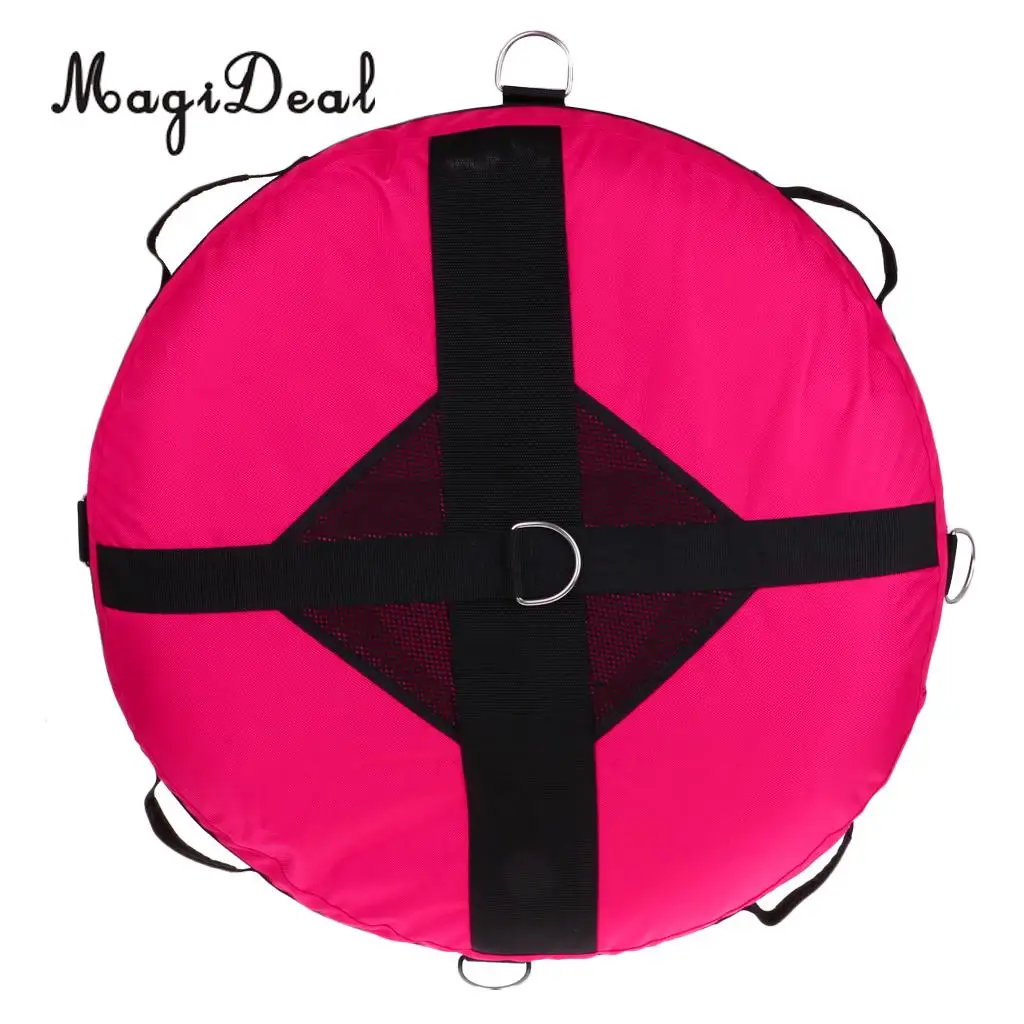 High Visibility Freediving Buoy Safety Inflatable Training Float for Scuba Diving, Spearfishing, Snorkeling - 4 Colors Available