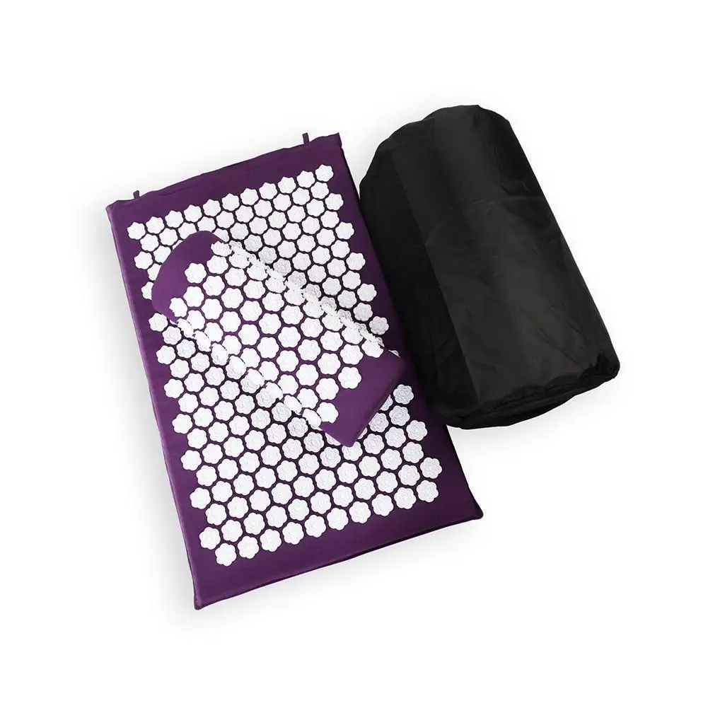 1 шт. Массажный коврик для иглоукалывания, подушка, Lotus Oxford, сумка, три комплекта, маленький Лотос, кнопка, обычные подушки, подушка