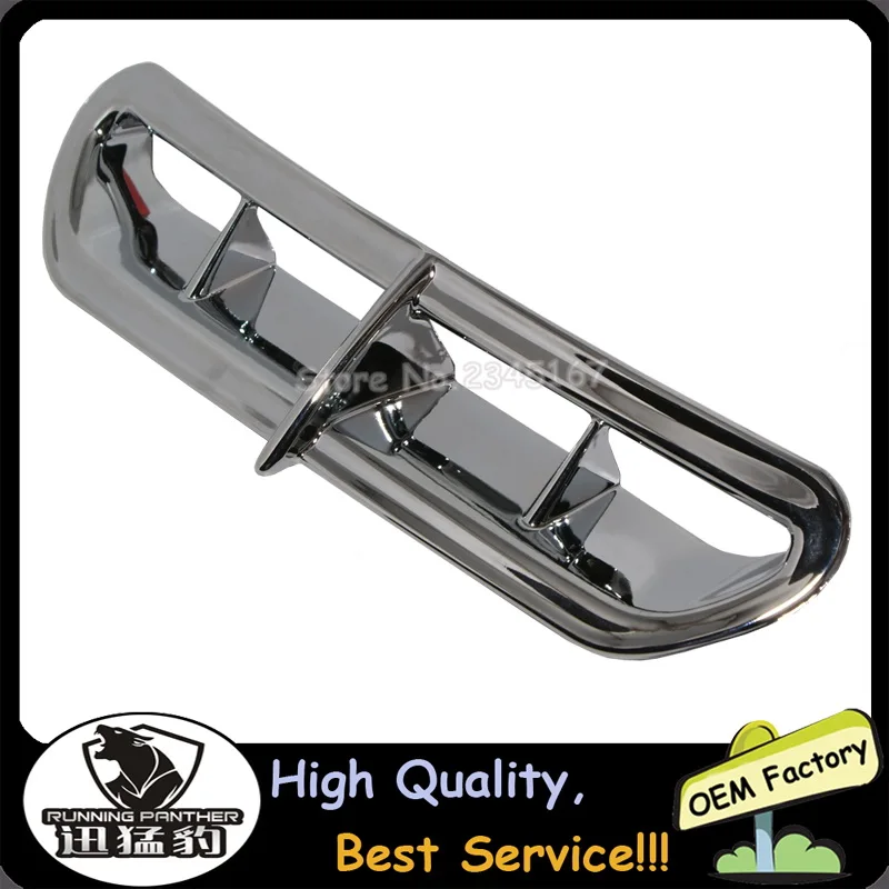 silver motorcycle fairing vent air duct bezel cafe racer motocicleta fairing vents for 2014 2015 harley electra street tri glide in covers ornamental