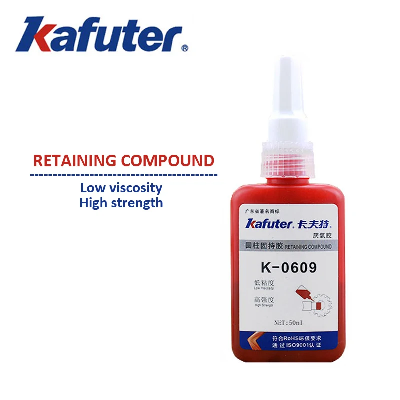 

K-0609 Anaerobic adhesive Cylindrical fixing rubber Parts repair rust High strength Low viscosity retaining compound 50g