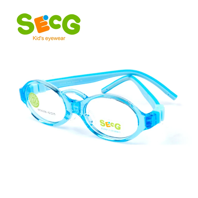 

SECG Soft Flexible Kids Frame Toddler Baby Silicone Children Frame Sight Myopia Amblyopia Diopter Eyeglasses Oculos Gafas