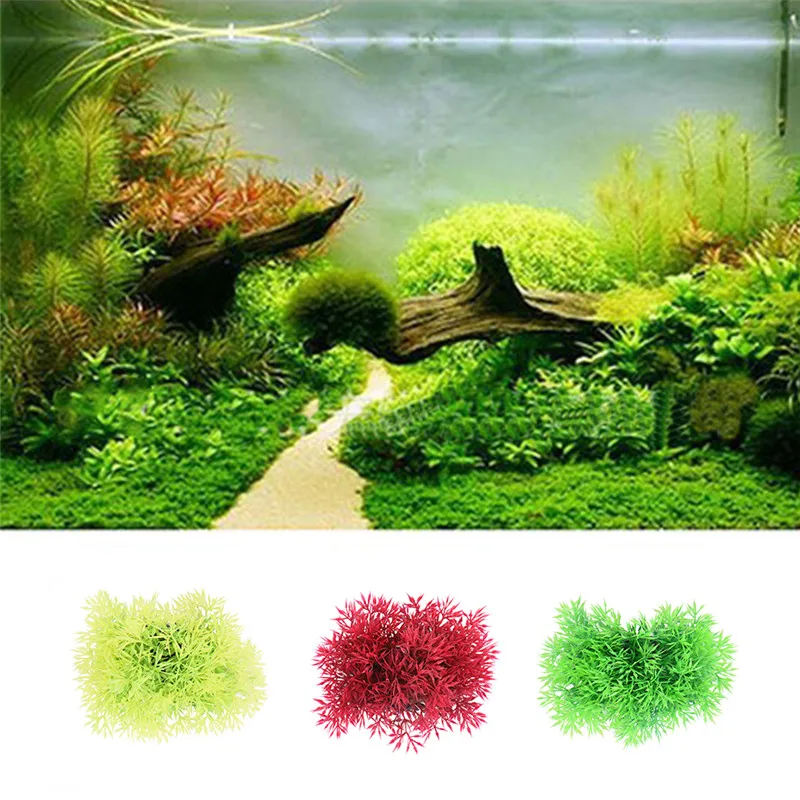 High Simulation Water Plants Artificial Grass Aquarium ...