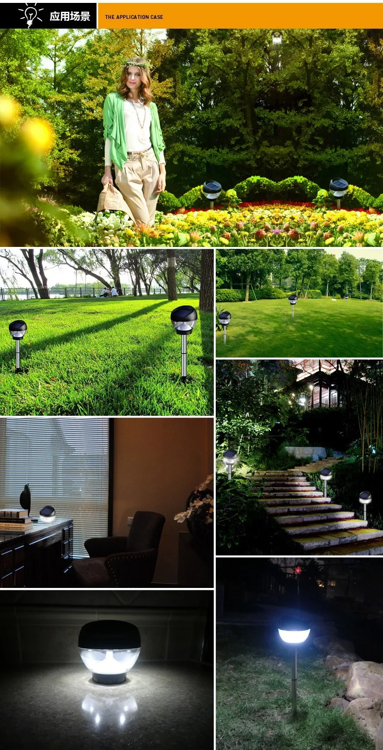 Repelente de Mosquitos Lâmpada do Gramado ao ar Luzes do Jardim da Lâmpada de Mesa as Luzes Solares Levou Lâmpada Solar Livre 7 lamp outdoor