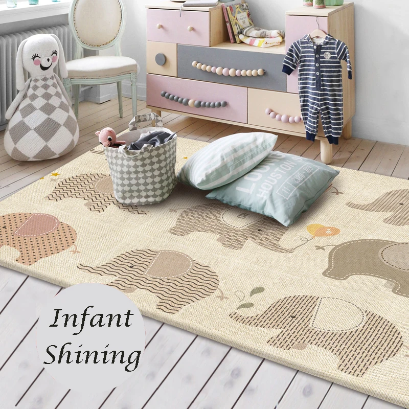 Infant Shining Baby Crawl Pad Thickening Baby Foam Pad Anti slip
