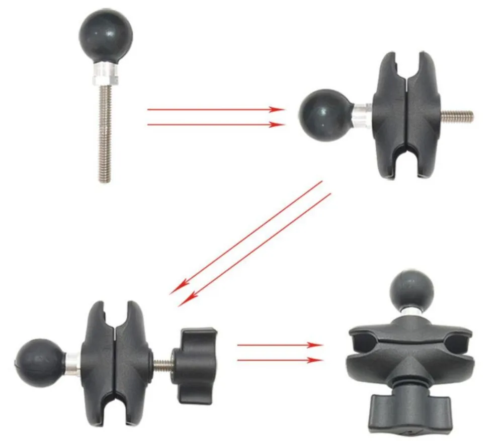 Расширение добавить шар 1 дюйм шариковая база для ram mount b-размер Гнездо Аксессуар для руки